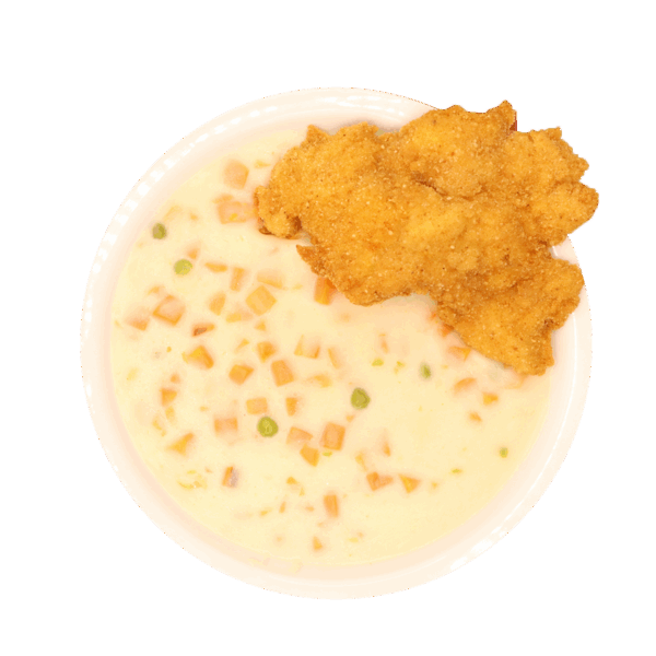 Finomfőzelék, 1 szelet rántott csirkemell