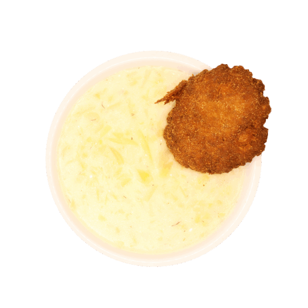 Tökfőzelék, fasírt